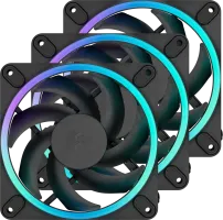 Photo de 3x Fractal Momentum 12 RGB Noir