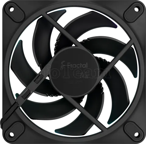 Photo de Lot de 3 Ventilateurs de boitier Fractal Design Momentum RGB - 12cm (Noir)