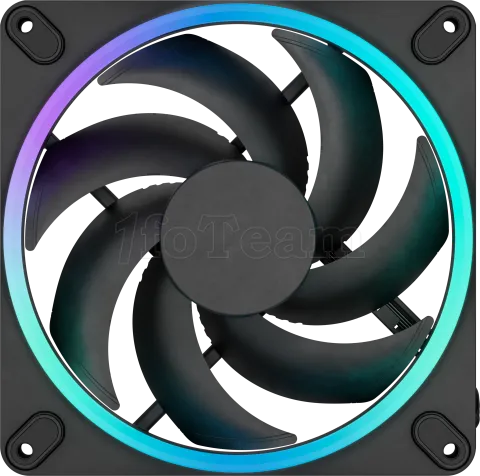 Photo de Lot de 3 Ventilateurs de boitier Fractal Design Momentum RGB - 14cm (Noir)