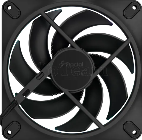 Photo de Lot de 3 Ventilateurs de boitier Fractal Design Momentum RGB - 14cm (Noir)
