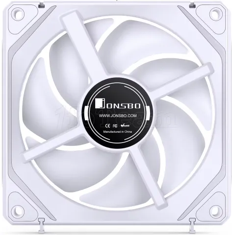 Photo de Lot de 3 Ventilateurs de boitier Jonsbo ZL-120 Reverse RGB - 12cm (Blanc)