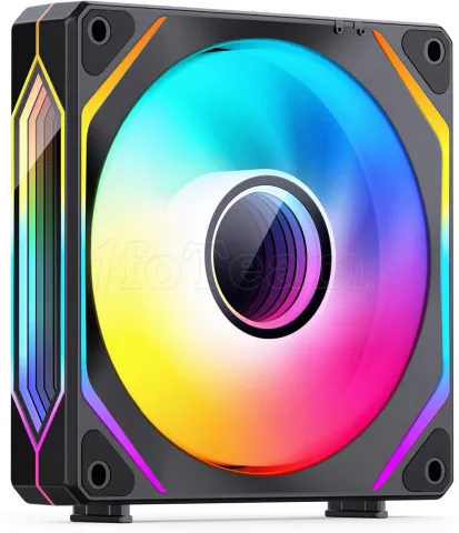 Photo de Lot de 3 Ventilateurs de boitier Jonsbo ZL-120 RGB - 12cm (Noir)
