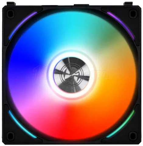 Photo de Lot de 3 Ventilateurs de boitier Lian Li Uni Fan AL RGB - 12cm (Noir)