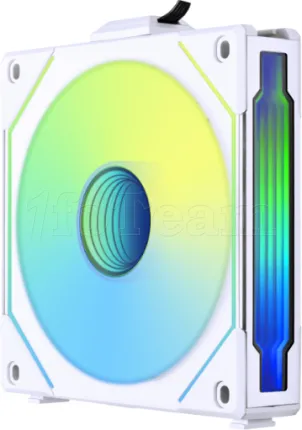 Photo de Lot de 3 Ventilateurs de boitier Lian Li Uni Fan Infinity Reverse RGB - 12cm (Blanc)