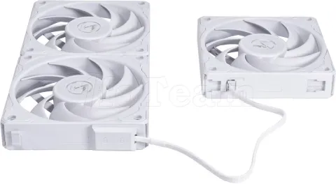 Photo de Lot de 3 Ventilateurs de boitier Lian Li Uni Fan P28 - 12cm (Blanc)