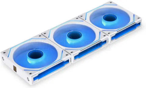 Photo de Lot de 3 Ventilateurs de boitier Lian Li Uni Fan SL-Infinity Wireless RGB - 12cm (Blanc)