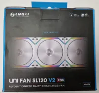Photo de Lot de 3 Ventilateurs de boitier Lian Li Uni Fan SL V2 RGB - 12cm (Blanc) - ID 203667