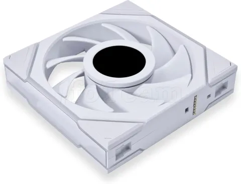 Photo de Lot de 3 Ventilateurs de boitier Lian Li Uni Fan TL LCD RGB - 12cm (Blanc)