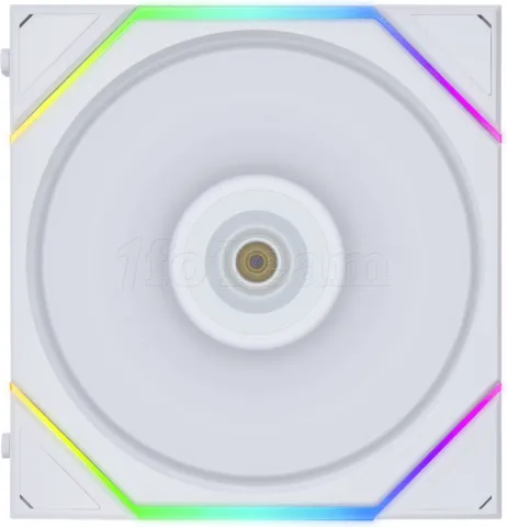 Photo de Lot de 3 Ventilateurs de boitier Lian Li Uni Fan TL Reverse RGB - 12cm (Blanc)