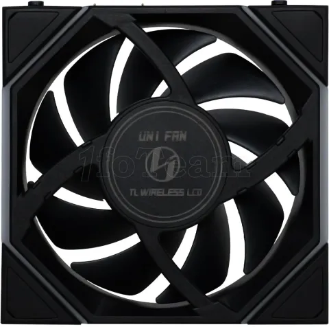 Photo de Lot de 3 Ventilateurs de boitier Lian Li Uni Fan TL Wireless LCD Reverse RGB - 12cm (Noir)