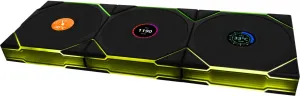 Photo de 3x Uni Fan TL120W LCD Noir