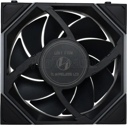 Photo de Lot de 3 Ventilateurs de boitier Lian Li Uni Fan TL Wireless LCD RGB - 12cm (Noir)