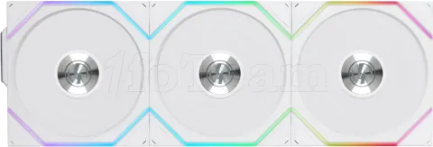 Photo de Lot de 3 Ventilateurs de boitier Lian Li Uni Fan TL Wireless Reverse RGB - 12cm (Blanc)