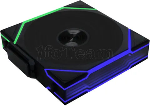 Photo de Lot de 3 Ventilateurs de boitier Lian Li Uni Fan TL Wireless RGB - 12cm (Noir)