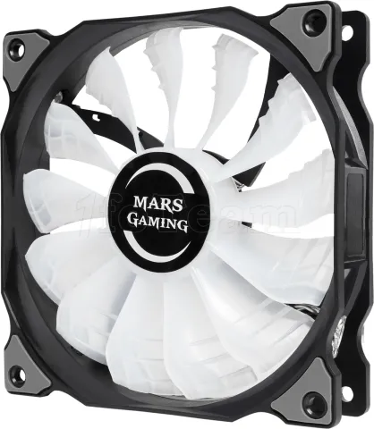 Photo de Lot de 3 Ventilateurs de boitier Mars Gaming MFRGBKIT RGB (Noir)