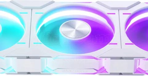 Photo de Lot de 3 Ventilateurs de boitier Phanteks D30 Regular Airflow RGB - 12cm (Blanc)