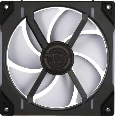 Photo de Lot de 3 Ventilateurs de boitier Phanteks D30 Reverse Airflow RGB - 14cm (Noir)