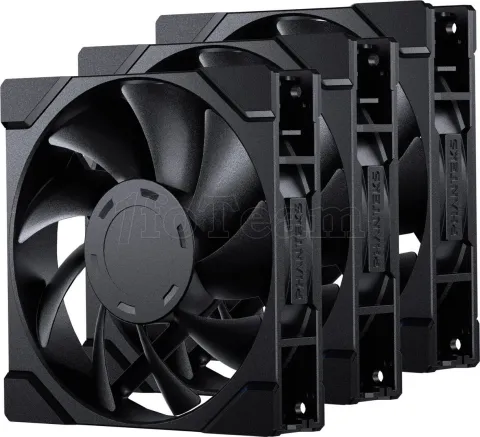 Photo de Lot de 3 Ventilateurs de boitier Phanteks M25 Gen2 - 12cm (Noir)