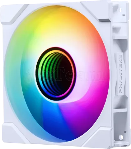 Photo de Lot de 3 Ventilateurs de boitier Phanteks M25 Gen2 Reverse RGB - 12cm (Blanc)
