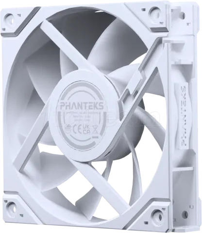 Photo de Lot de 3 Ventilateurs de boitier Phanteks M25 Gen2 Reverse RGB - 12cm (Blanc)