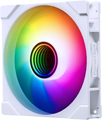 Photo de Lot de 3 Ventilateurs de boitier Phanteks M25 Gen2 Reverse RGB - 14cm (Blanc)