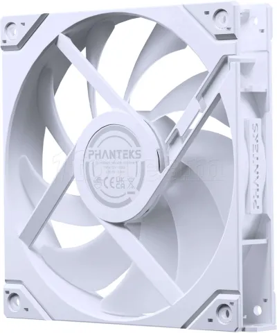 Photo de Lot de 3 Ventilateurs de boitier Phanteks M25 Gen2 Reverse RGB - 14cm (Blanc)