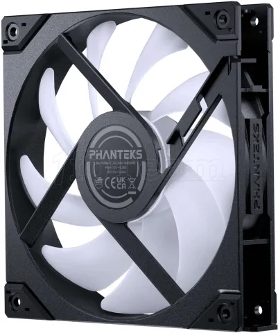Photo de Lot de 3 Ventilateurs de boitier Phanteks M25 Gen2 Reverse RGB - 14cm (Noir)