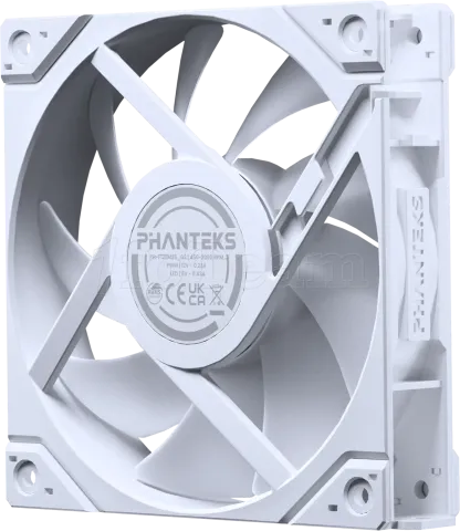 Photo de Lot de 3 Ventilateurs de boitier Phanteks M25 Gen2 RGB - 12cm (Blanc)