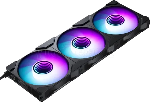 Photo de Lot de 3 Ventilateurs de boitier Phanteks M25 Gen2 RGB - 12cm (Noir)