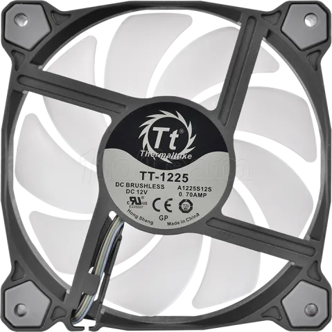 Photo de Lot de 3 Ventilateurs de boitier Thermaltake Pure - 12cm (Noir)