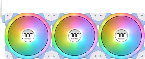 Photo de Lot de 3 Ventilateurs de boitier Thermaltake SwaFan EX RGB - 14cm (Bleu)