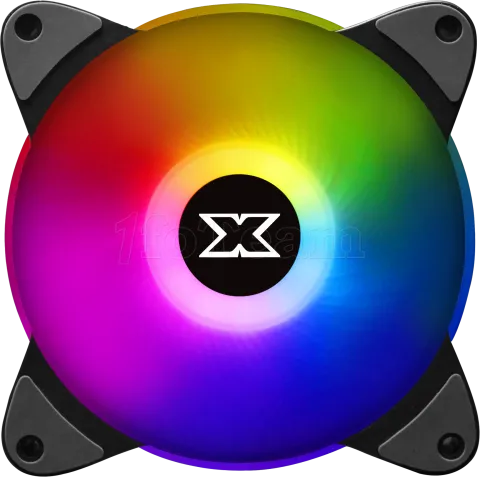 Photo de Lot de 3 Ventilateurs de boitier Xigmatek Galaxy III Essential RGB (Noir)