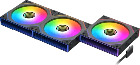 Photo de Lot de 3 Ventilateurs de boitier Xigmatek Starlink Ultra II ARGB (Noir)