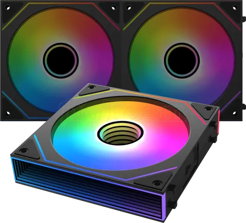 Photo de Lot de 3 Ventilateurs de boitier Xigmatek Starlink Ultra II ARGB (Noir)