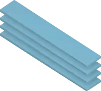 Photo de 4x Arctic TP-3 120x20x1,5mm