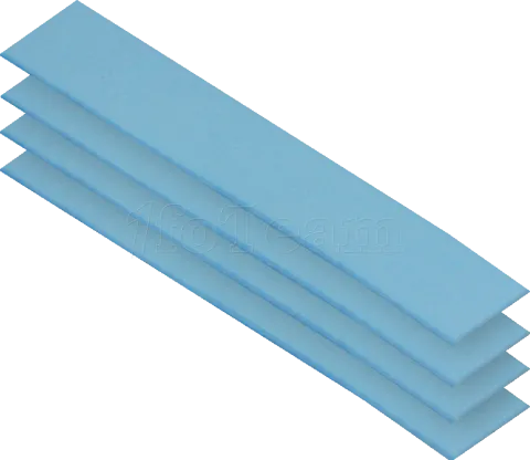 Photo de Lot de 4 Pads Thermiques Arctic TP-3 120x20x1mm (Bleu)