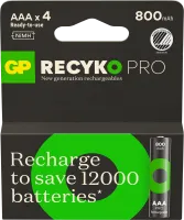 Photo de 4x GP ReCyko Pro AAA 800mAh