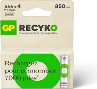 Photo de 4x GP Batteries ReCyko AAA 850mAh
