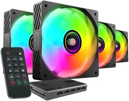 Photo de Mars Gaming MF-SI4KIT ARGB Noir