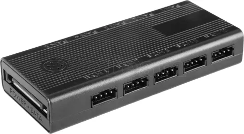 Photo de Lot de 4 Ventilateurs de boitier Mars Gaming MF-SI RGB - 12cm (Noir)