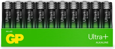 Photo de Lot de 40 piles Alcaline GP Batteries Ultra+ type AA (LR6) 1,5V