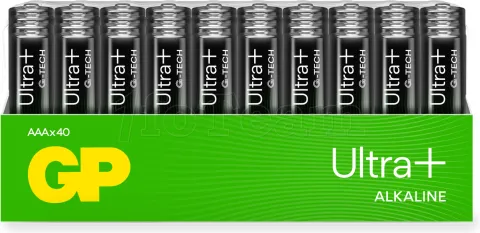 Photo de Lot de 40 piles Alcaline GP Batteries Ultra+ type AAA (LR03) 1,5V