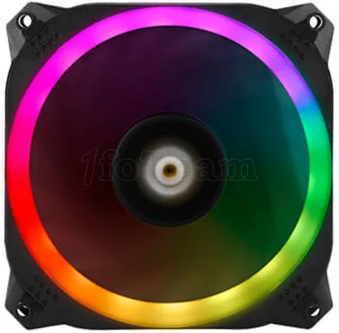 Photo de Lot de 5 Ventilateurs de boitier Antec Prizm 120 RGB 5+C 12cm (Noir)