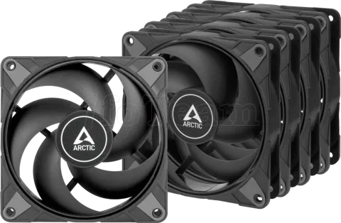 Photo de Lot de 5 Ventilateurs de boitier Arctic P12 Max - 12cm (Noir)