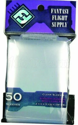 Photo de Lot de 50 Sleeves Ultra Pro format Standard Euro 59x92mm (Transparent)