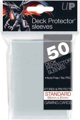 Photo de Lot de 50 Sleeves Ultra Pro Pro-Gloss Format Standard (Transparent)