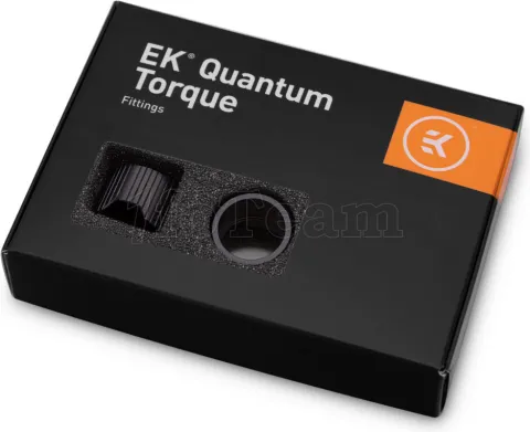 Photo de Lot de 6 Anneaux de serrage pour Tube Ekwb EK-Quantum Torque Compression Ring STC 16 (Noir)