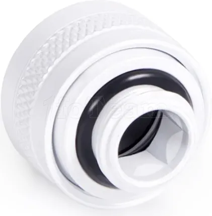 Photo de Lot de 6 Raccords à compression pour Tube Ø13mm Alphacool Eiszapfen Pro (Blanc)