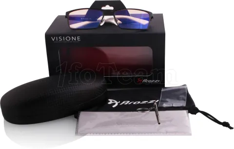 Photo de Lunettes Arozzi Visione VX-800 (Noir/Blanc)