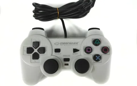 Photo de Manette de jeu filaire Esperanza Trooper EGG107 (Blanc)